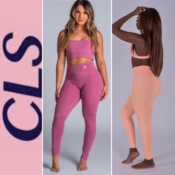High V Cut NC Shape Define Max Leggings Orange Fresh - Picture 1 of 13